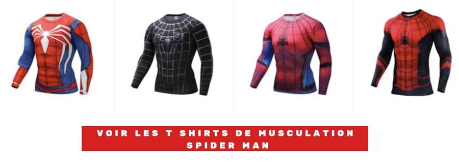 vêtement Musculation SpiderMan