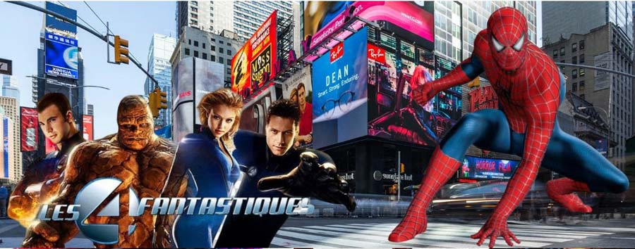 Spider-Man vs 4 fantastiques