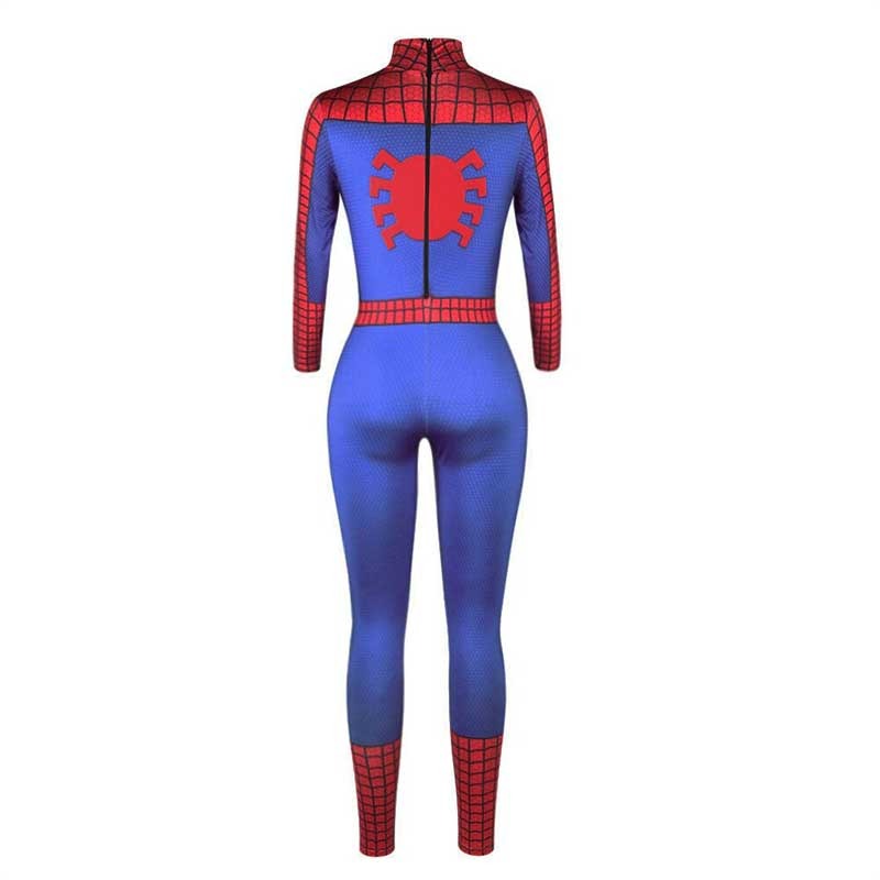 Costume femme spider-man et spiderman noir 7