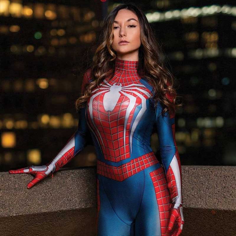 Costume Spiderman PS4 femme
