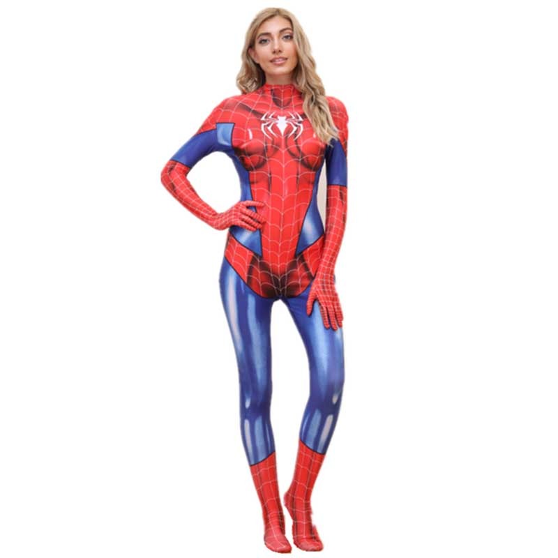 Costume Spiderman femme classique 4