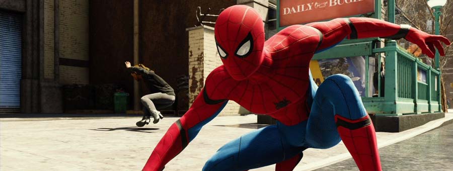 Costume SpiderMan amélioré par Stark