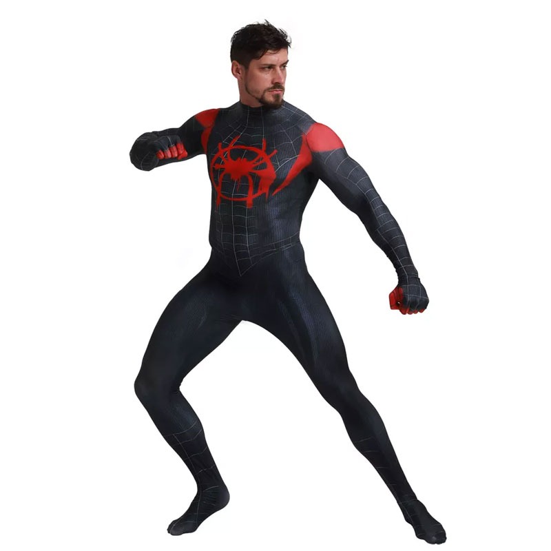 Costume Spider Man Miles Morales Into The Spider Verse homme