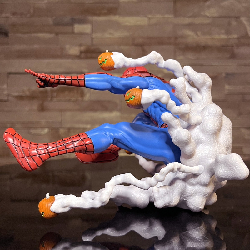 Figurine Spider Man Bombe Citrouille 15cm 5