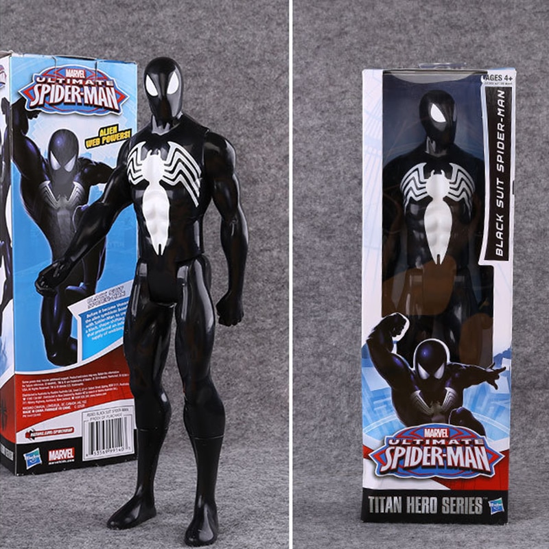 Figurine Spiderman noir 30 cm 3