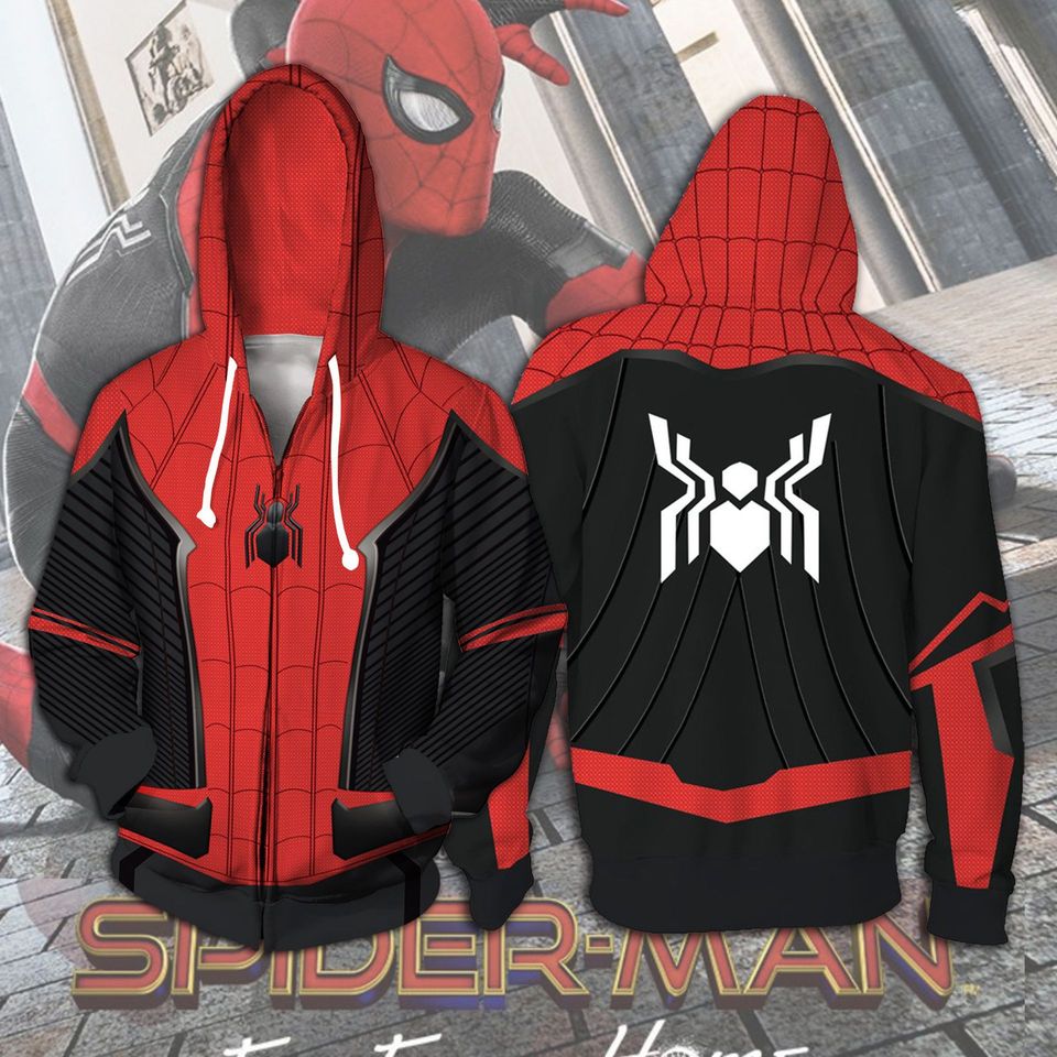 Sweat Shirt Spider-Man Far From Home avec capuche - Spider Shop