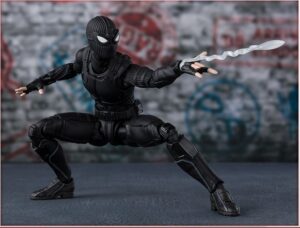 Figurine Spider-Man noir 15cm