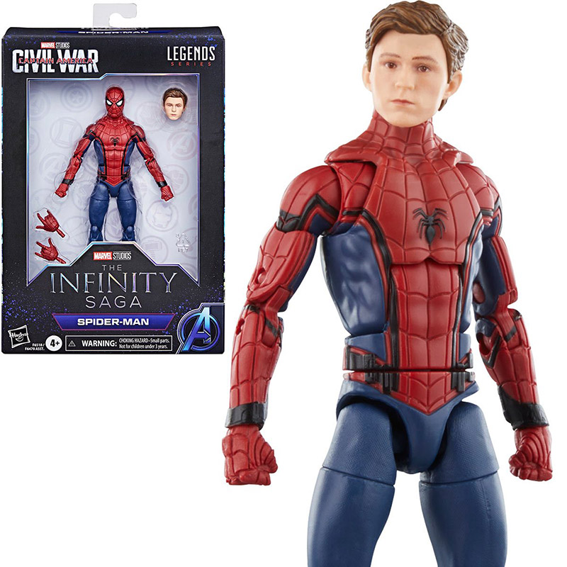 Figurine Spiderman noir articulée - Spider Shop