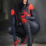 femme Costume Spiderman Into The Verse Miles Morales