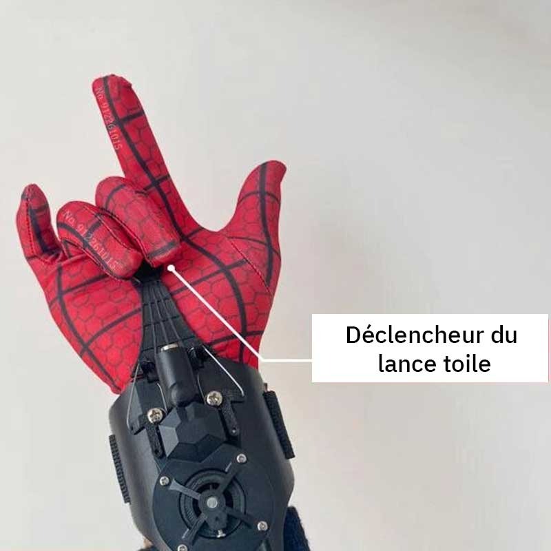 Lance toile spiderman électrique avec batterie intégré 3