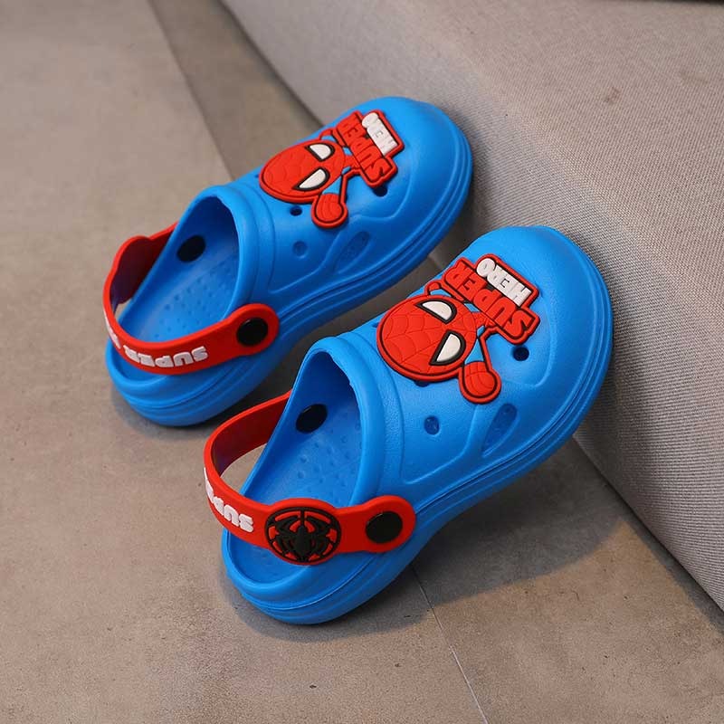 Sandales Antidérapantes bleu Spiderman
