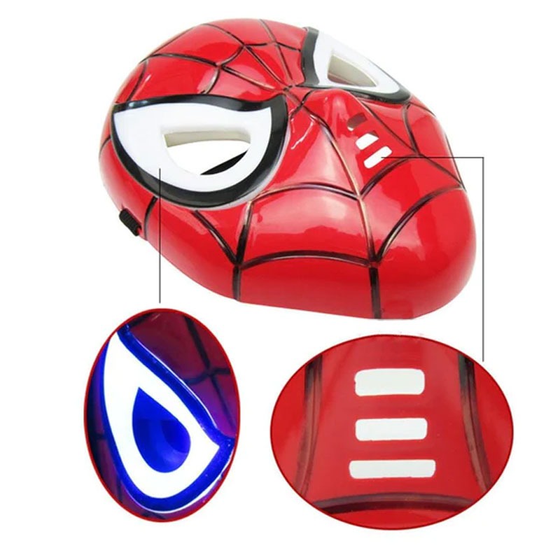 Masque Spiderman enfant avec lumière 3