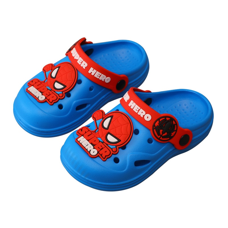 Sandales Antidérapantes Spiderman bleu