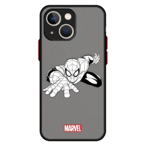 Coque Spiderman rampant iPhone 6 à 13 transparente