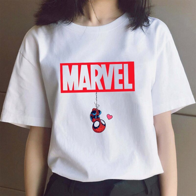 T Shirt Spiderman Kawaii femme