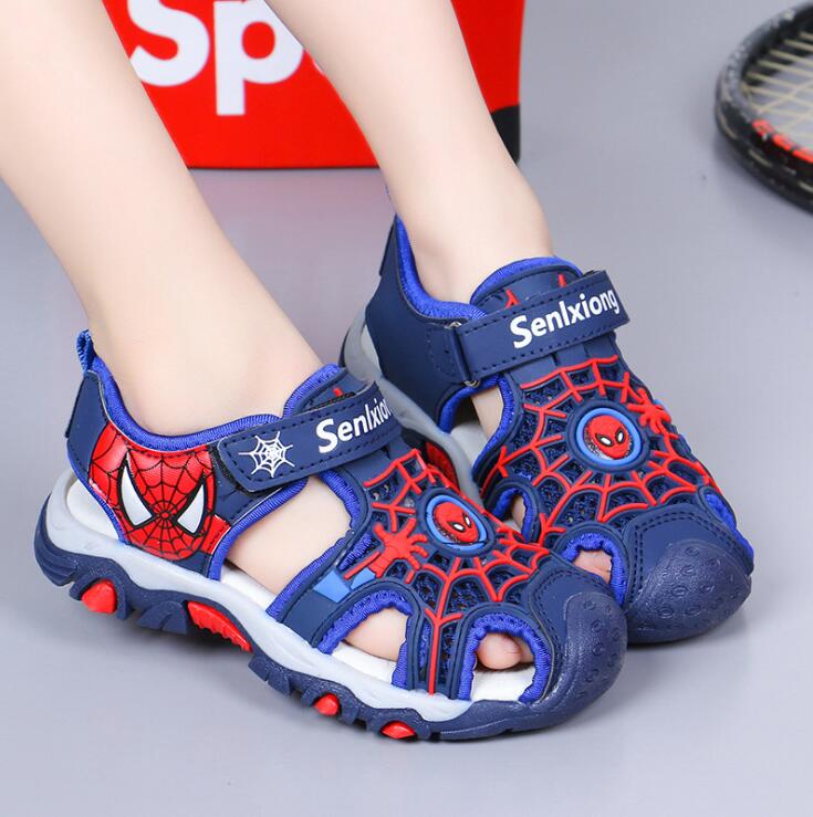 Sandale bleu Spiderman