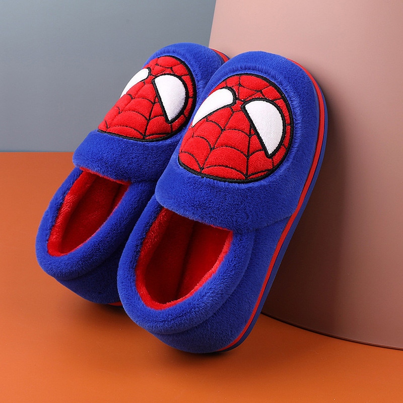 chausson bleu Spiderman