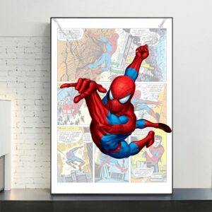 Poster Spider-man dans les airs