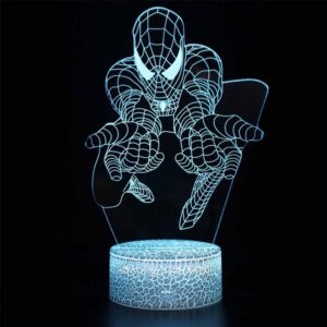Lampe de chevet Spiderman 3D 6