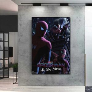 Poster avec 3 Spiderman  No Way Home 4