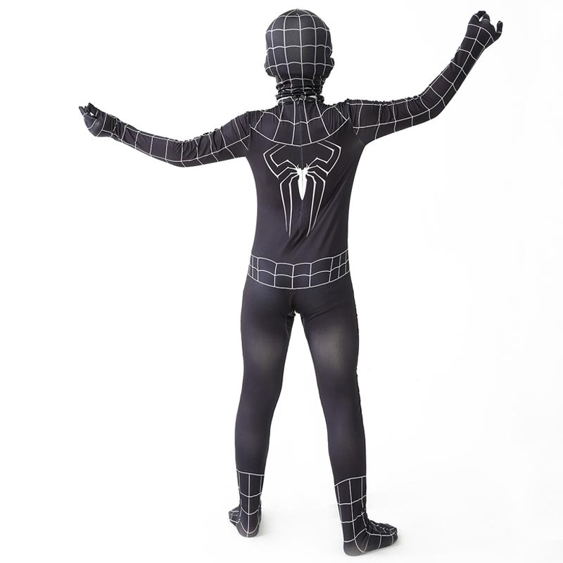 Costume Spiderman noir symbiote enfant 3
