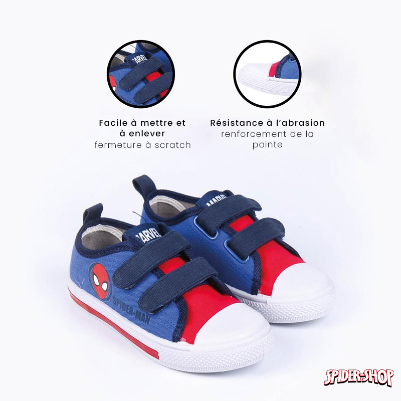 avantages supplémentaires chaussure spiderman lumineuse bass