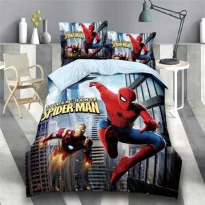 Housse de couette Spiderman & Iron Man Homecoming