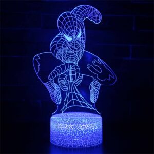 Lampe de chevet Spiderman 3D 5