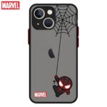 Coque Spiderman noir IPhone toute génération 4