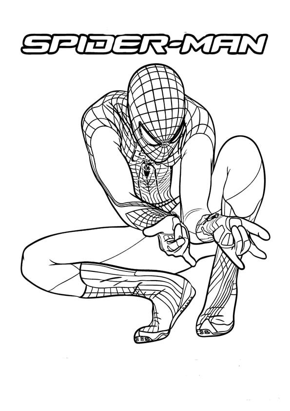 spiderman coloriage gratuit