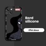 Coque Spiderman Marvel iPhone silicone effet mat 8
