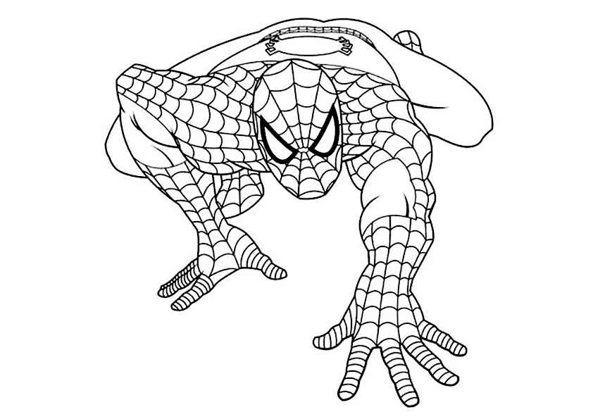 coloriage Spiderman