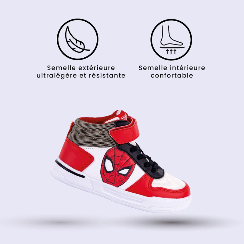 avantages chaussures Spider-Man haute sport