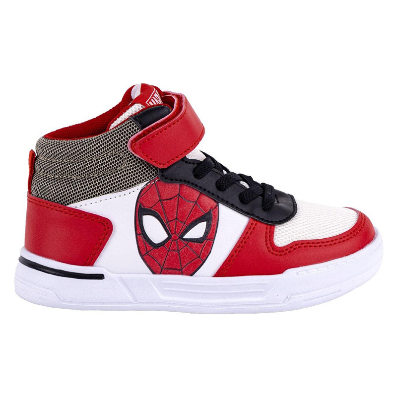 profil recto chaussures Spider-Man haute sport
