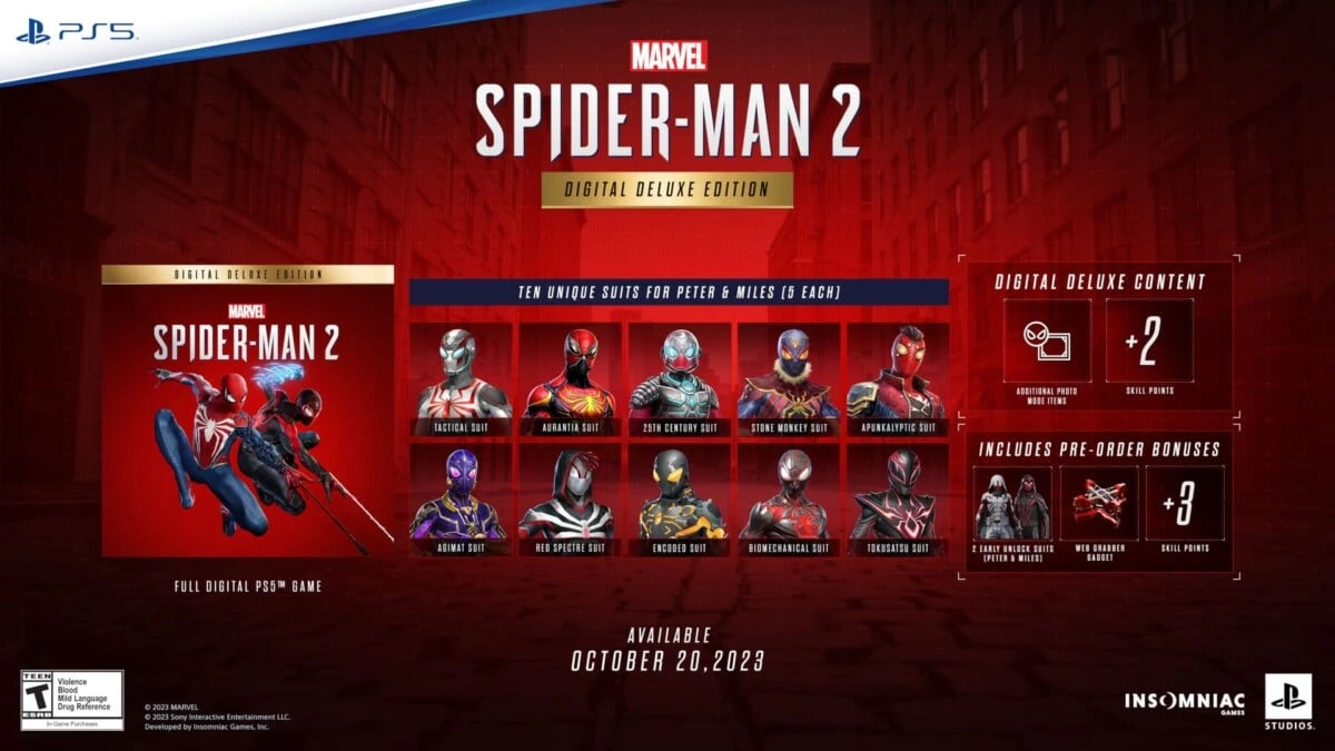 Précommande de Marvel's Spider-Man 2