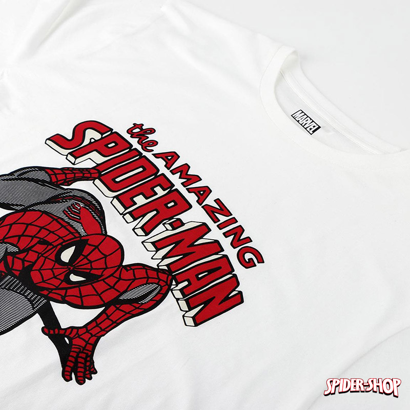 imprimé T-Shirt The Amazing Spiderman manches courtes