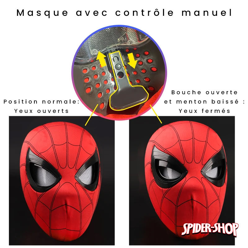 Masque Spiderman electronique télécommandé 10