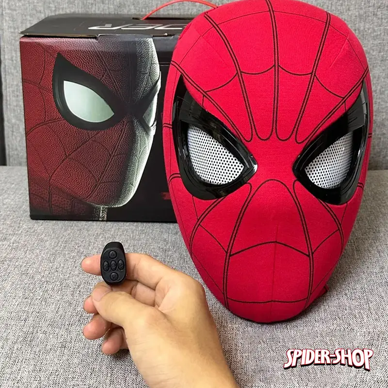 Masque électronique Spiderman pour adultes et enfants, masque