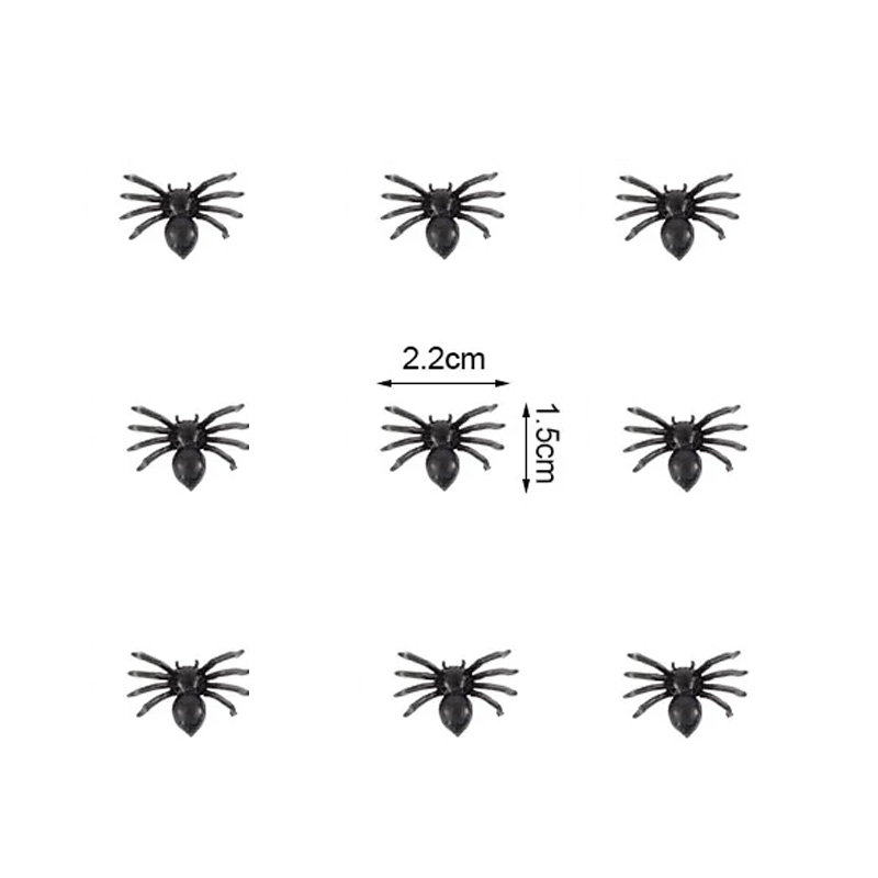 Lot de 50 araignées noires 3