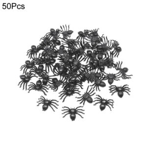 Lot de 50 araignées noires