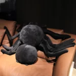 Grande peluche araignée noire 20 à 80 cm 4