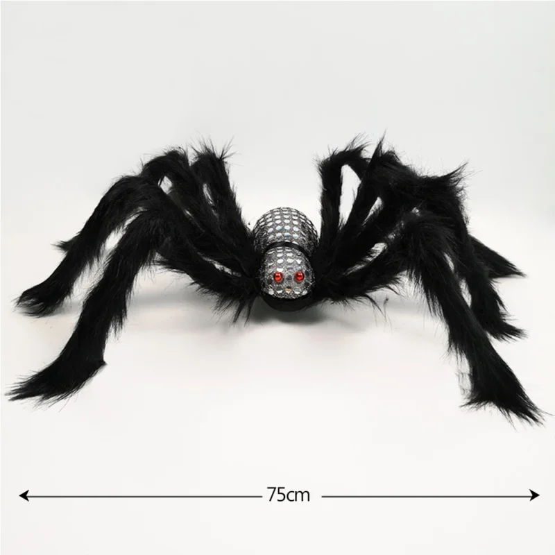 Araignée scintillante géante 75 cm 5