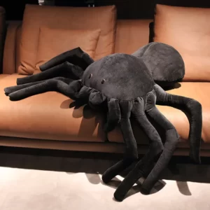 Grande peluche araignée noire 20 à 80 cm