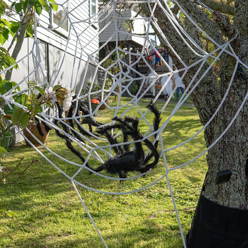 Toile d’araignée géante noire-blanche 150-250 cm 3