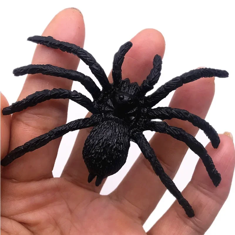 lot de 3 araignée Halloween noire de 8 cm  2