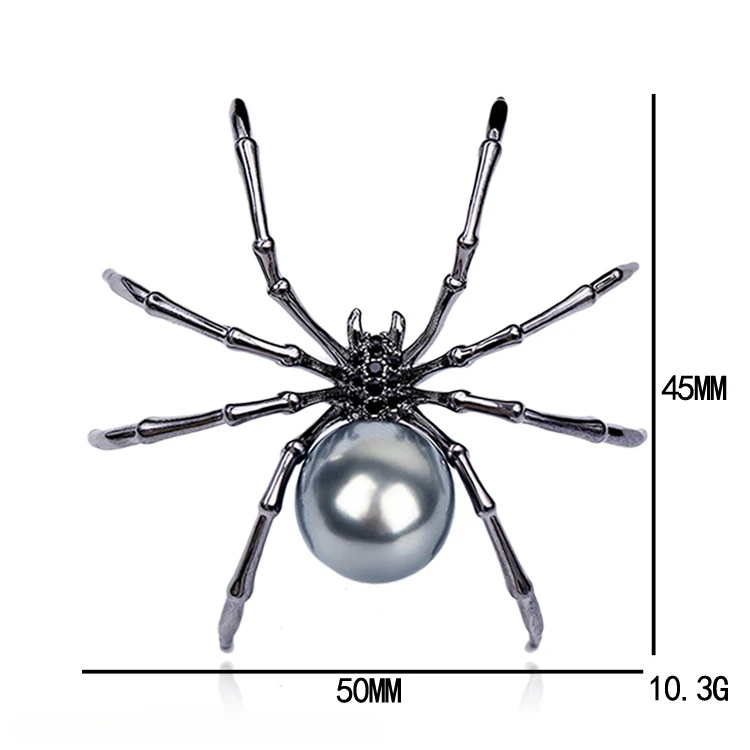 Broche araignée avec perle 7